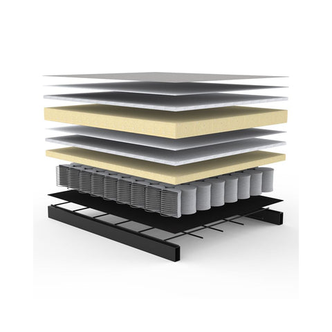 Image of Innovation Slaapbank Ample Styletto - Stof 528 Mixed Dance Blauw