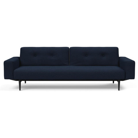 Image of Innovation Slaapbank Ample Styletto - Stof 528 Mixed Dance Blauw