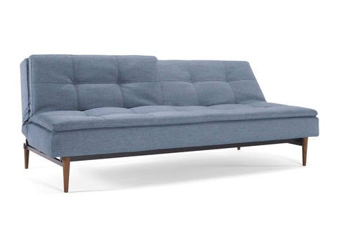 Image of innovation slaapbank dublexo blauw andere stand rugleuning