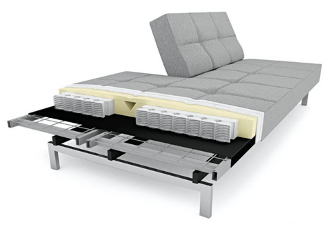 Image of innovation slaapbank dublexo comfort tekening