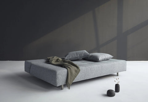 Image of Innovation Slaapbank Long Horn Excess - Twist Granite Grijs