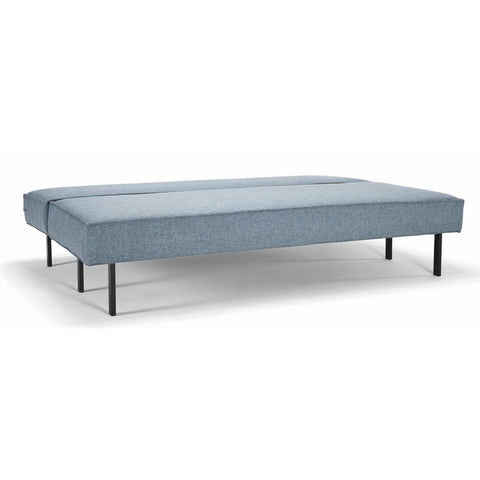 Image of Innovation Slaapbank Sly - Mixed Dance Light Blue 525 - Mat Zwart Onderstel