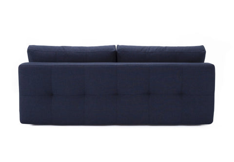 Image of innovation slaapbank supremax deluxe e.l. blauw achterkant