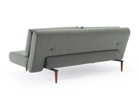 Image of innovation slaapbank unfurl lounger groen schuine achterkant