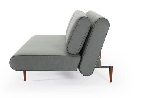 Image of innovation slaapbank unfurl lounger groen linker zijkant