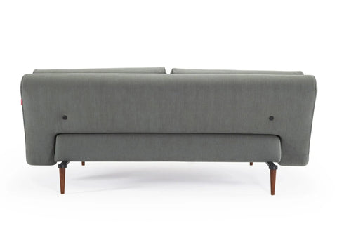 Image of innovation slaapbank unfurl lounger groen achterkant