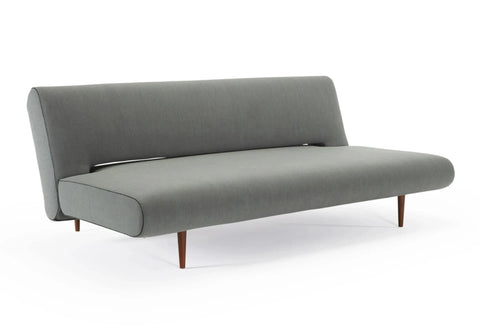 Image of innovation slaapbank unfurl lounger groen zonder kussens schuine voorkant