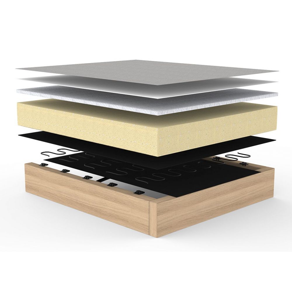 Innovation Cubed Slaapbank 140 Armleuning - grijs
