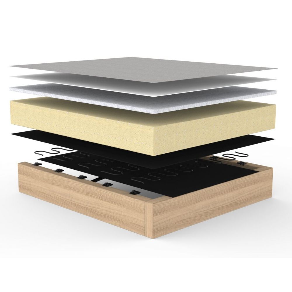 Innovation slaapbank twijfelaar Cubed - Grijs