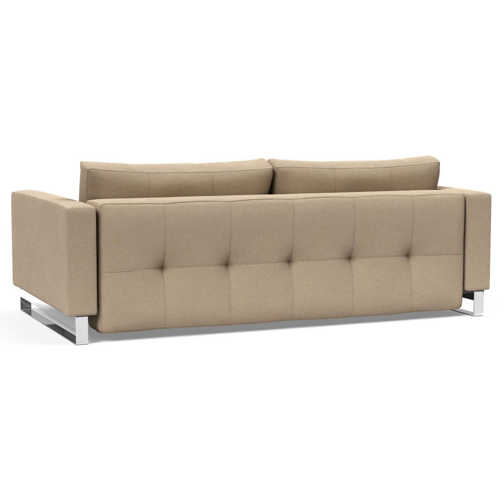 Comfortabele Slaapbank Cassius D.E.L. - Phobos Mocha 587 - Chroom