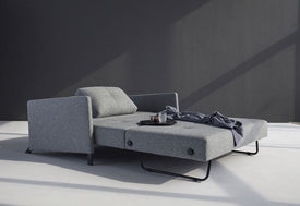 Innovation bedbank met opbergruimte Cubed 160  - Grijs