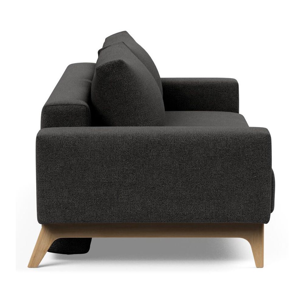 Innovation Slaapbank Idun - Armleuningen - Stof Kenya Dark Grey 577
