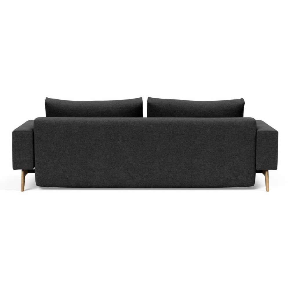 Innovation Slaapbank Idun - Armleuningen - Stof Kenya Dark Grey 577