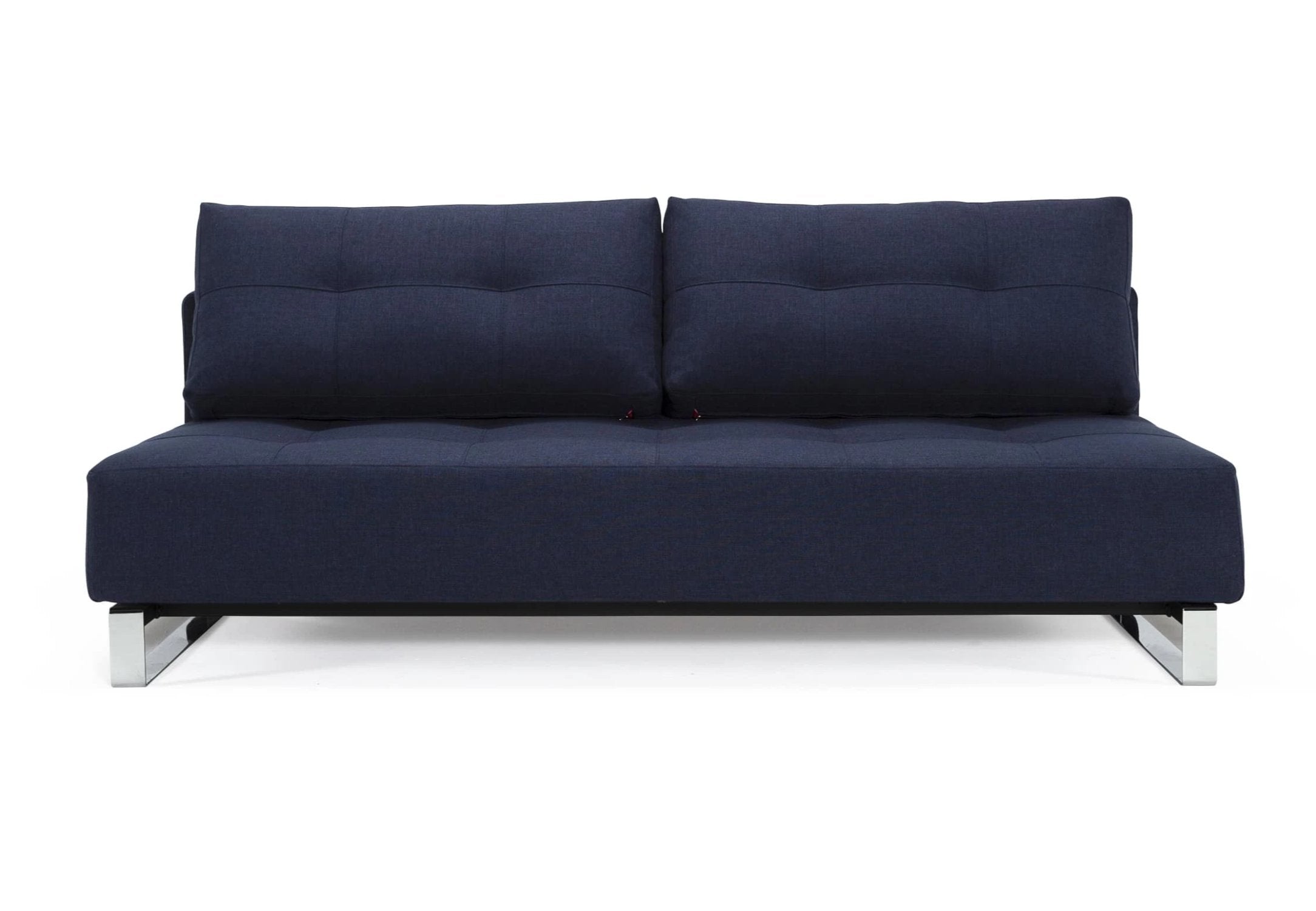 innovation slaapbank supremax deluxe e.l. blauw voorkant