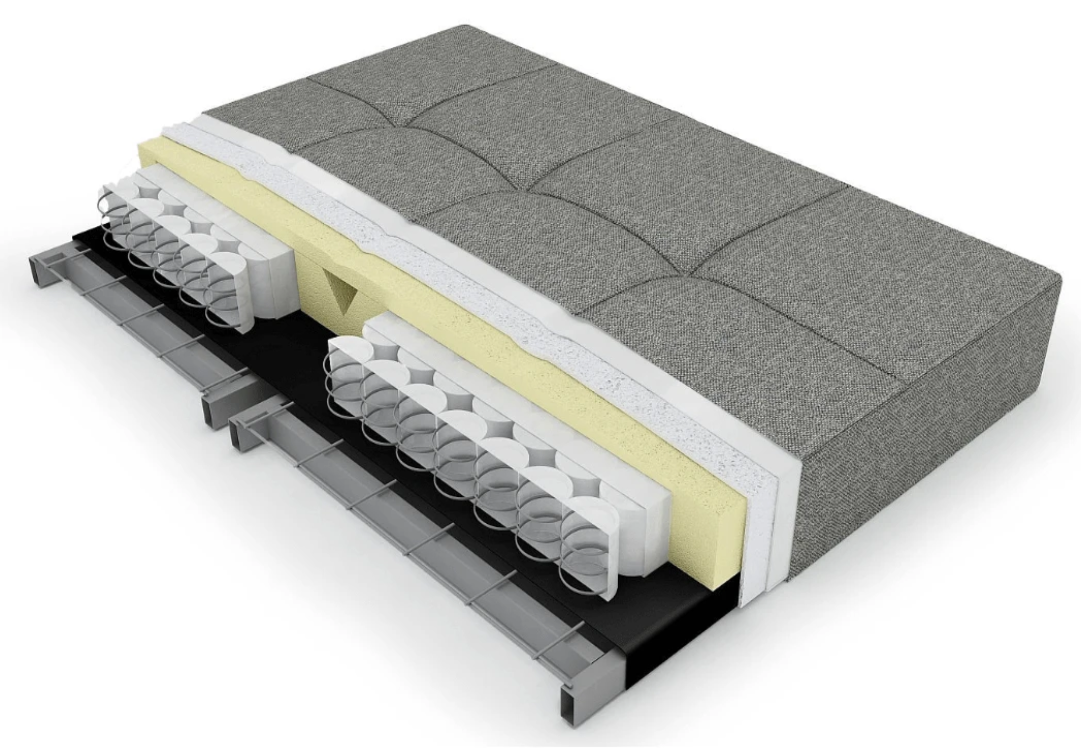 innovation slaapbank unfurl lounger comfort tekening
